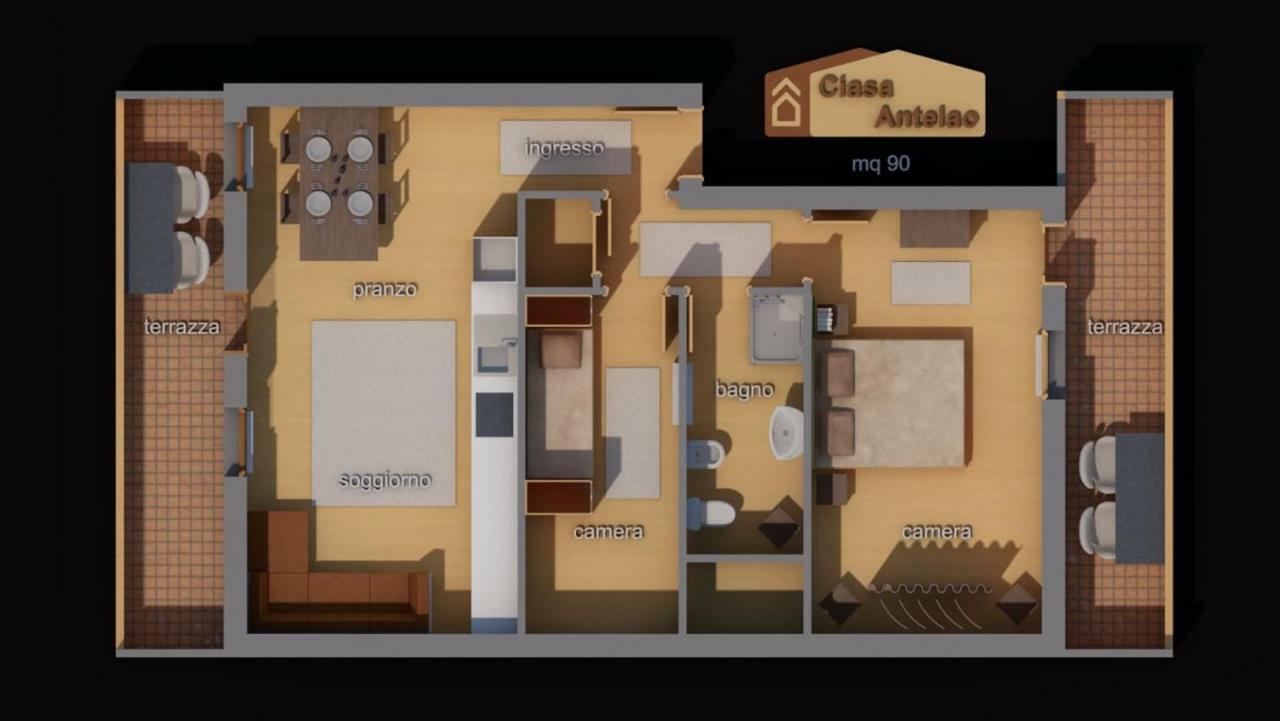 Ciasa Antelao Apartman Masarie Kültér fotó